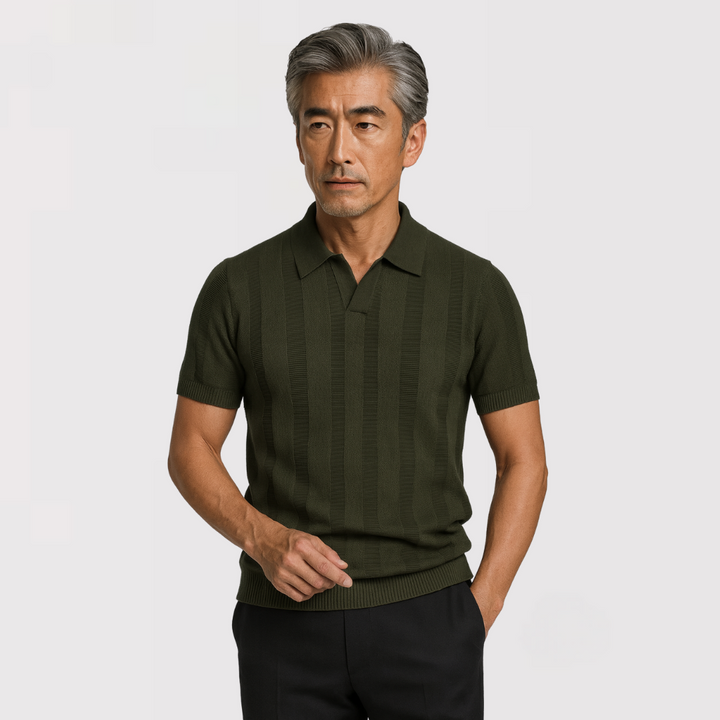 SANJI | クラシックストライプポロシャツ