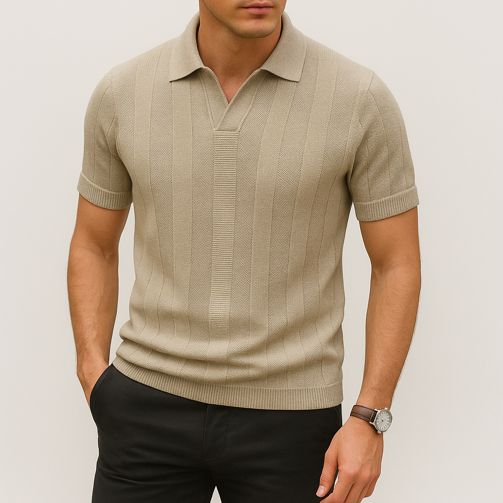 SANJI | クラシックストライプポロシャツ