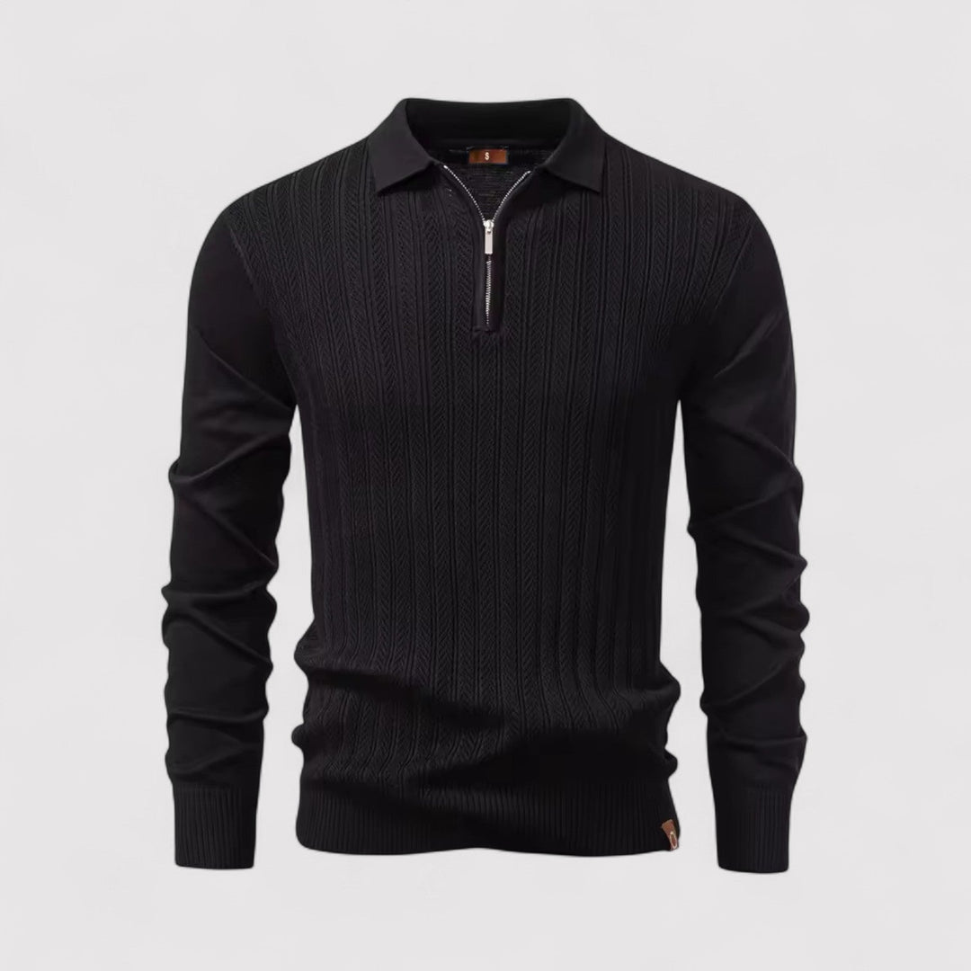 FUJIROH | プレミアム長袖ポロシャツ