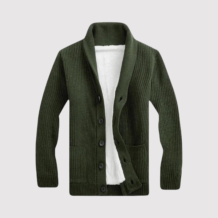 YASUSHI | プレミアムカラーニットカーディガン