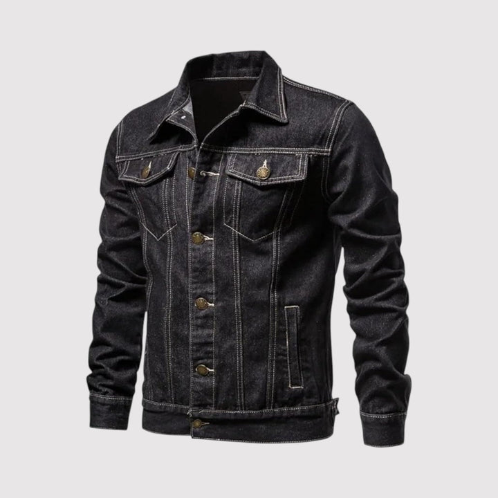 PERCYJACK | アーバン・スタイル・デニム・ジャケット